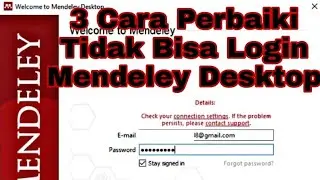 3 Cara Memperbaiki SSL Error Mendeley/tidak bisa Login pada Mendeley Desktop