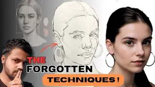 How To Draw FREEHAND Portrait For Beginners | The Forgotten Technique