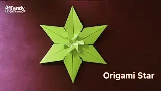 Origami 6 Pointed Star