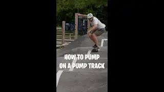 HOW TO PUMP ON A PUMP TRACK #skateboardingtutorial #skateboarding #pumptrack