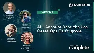 AI + Account Data: the Use Cases Ops Can&rsquo;t Ignore