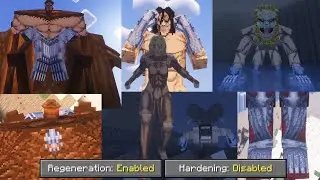 Shingeki no Craft Female Beta #3 | Hardening and Titan Menu