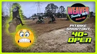 🏁 40+ Class Throwdown at WeaverMX Pitbike Shootout | Age Is Just a Number