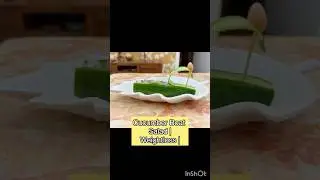Cucumber Boat Salad #viralshorts  #weightloss #easyrecipes #shorts #ashortaday #proteinsnack