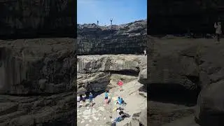 Diving at the Wormhole on Inis Mor Aran Islands Ireland 6.12.2025