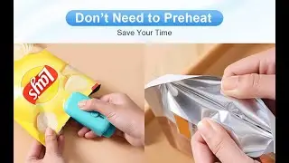 Portable Bag Resealer Machine | Plastic Bags | Store Snacks, Cookies and Much More - Freshly | 2021