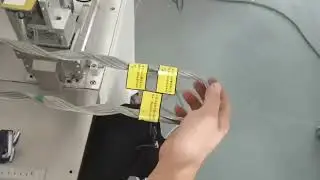 Flag label tagging machine for dog chews sausages treatments