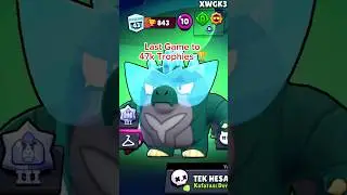 Last Game to 47k Trophies 🏆| #brawlstars #gaming #hyra #music #song #hiphop