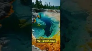 Thermophiles: The Heat-Loving Microbes of Yellowstone #shorts #yellowstone #microbiology