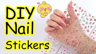 How to make your own nail stickers at home||homemade nail stickers||diy nail stickers||Sajal Malik