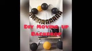 DIY GRADUATION CAP & BACKGROUND/ BACKDROP IDEAS | VIRTUAL MOVING UP CEREMONY AT HOME | HOMETIPS