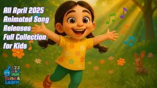 Animated April Kids Songs | Tune4Learn Full Collection 2025 🎵🌸🌍🎶