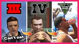 Evolution of FOOD in GTA Games(GTA III - V)
