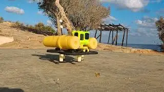 Crete Greece Backstage no FPV Drone video: shooting of DarwinFPV CineApe35 GoPro HERO10