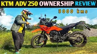 KTM ADVENTURE 250 2025 REALTIME OWNERSHIP REVIEW AFTER 3000kms/KTM ADV 250 DETAILED REVIEW & MILEAGE