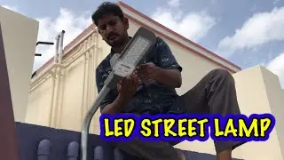 Led street lamp fixing in Tamil