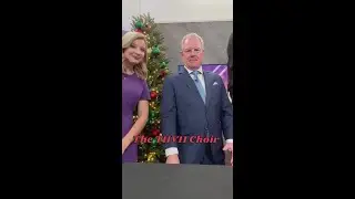 Tom Brannon sings a Christmas carol with help from Faith & Brooke