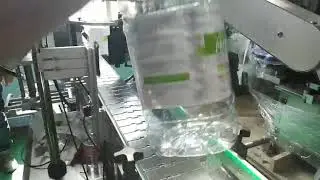 Automatic 3 sides or whole circle label labeling machine