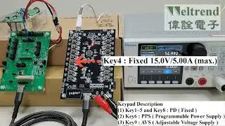 Weltrend WPD024 USB PD Test Kit Operation Demo