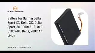 Battery for Garmin Delta Sport XC, Delta XC, Delta Sport, 361-00043-10, 010-01069-01, 700mAh Li-ion
