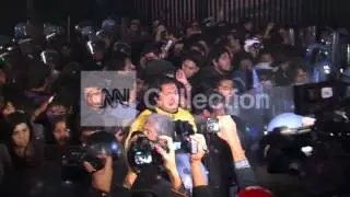 MEXICO CITY PROTESTS TURN VIOLENT (MONDAY)