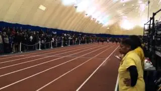 Caleb Williams of St. Joseph (Hamm.) wins the boys 55 dash at the Meet of Champions