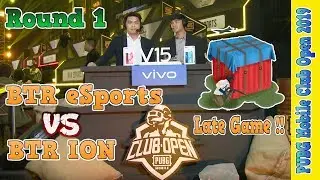 PERANG SAUDARA BTR ION VS BTR ESPORTS TPP ERANGLE ROUND 1 of 6 Full HD | Vivo | PMCO INDONESIA 2019