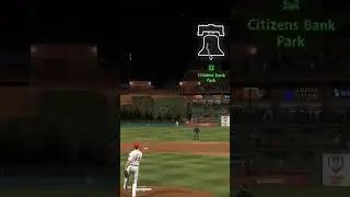 Elly De La Cruz hits a long ball into the Phillies bullpen 430 feet #mlb #mlbtheshow23 #shorts