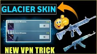 TODAY VPN TRICK || SEASON 18 VPN TRICK PUBG MOBILE GET FREE AKM GLACIER SKIN || GET FREE MATERIAL