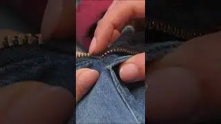 Guaranteed method to fix a broken jean zipper fast! Miarti 🧵✂️