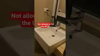 This bathroom socket would get you arrested in the UK #travel #safety