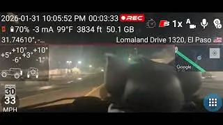 Testing out the Travel Dash Cam App