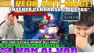 EL PEOR ANTI-MAGE!! MACARIUS INTENTA CERRARSE CON APSTAS X SUPUESTO PANTALLEO. SE VAN AL VAR DOTA 2