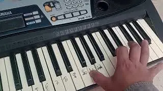 Maravilhoso Teclado Yamaha PSR-175 em funcionamento