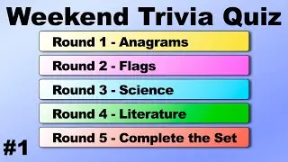 WEEKEND TRIVIA QUIZ #1 - 50 quiz questions to test your general knowledge!