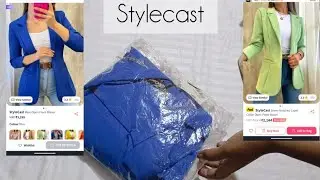 I'm UNBOXING a STUNNING BLUE STYLECAST BLAZER!