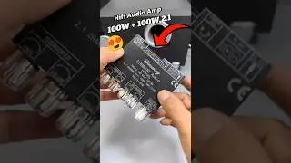 Class d | YS-S100L hifi stereo 2.1 amplifier board china new launched #classdamplifier  #viralvideo