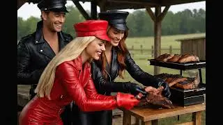Leatherfire At The Leather Outlet 0141 Leatherwomen Have A Liking For Beef (Leonardo AI Veo 3 1)