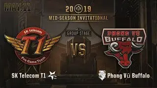 SK Telecom T1 vs Phong Vũ Buffalo (MSI GROUP STAGE 하이라이트/19.05.11)[2019 MSI]