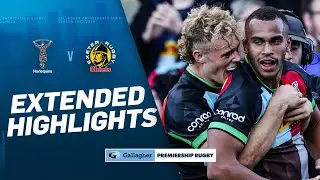 Harlequins v Exeter - EXTENDED HIGHLIGHTS | Tight Tussle at the Stoop! | Gallagher Premiership 23/24