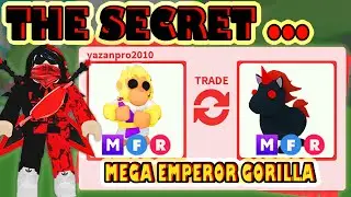 MAKING MEGA EMPEROR GORILLA IN THE FASTEST TIME 🔥🚀 I TRADED IT IN ADOPT ME ROBLOX