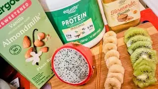 Тропический смузи из драконьего фрукта и киви 🥝 Полезен для сердца/Подходит для диабетиков/Содерж...