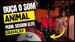 Sonoridade INCR&Iacute;VEL da Bateria PEARL SESSION ELITE SERIES 90's