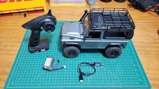 Carrinho de controle remoto Land Rover MN 99S - Primeiras impressões