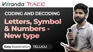 CODING and DECODING - 6 ' Letters, Symbol & Numbers ' Type in Telugu| Bank Coaching | Veranda Race