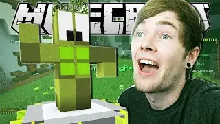 Minecraft | THE CACTUS ALIEN!! | Build Battle Minigame