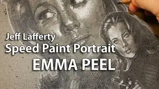 Emma Peel Drawing Speed Paint