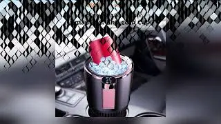 A must-have product! 2 in1 Hot And Cold Car Smart Cup Drinks Holders Digital Temperature Display D
