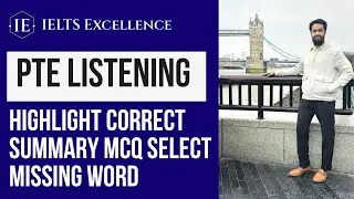 PTE Listening Highlight Correct Summary MCQ Select Missing Word | Full Class | MHB Sakib Sir