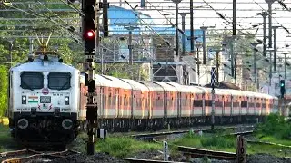 First Thunderbolt WAP7 in Indian Railway | Pranav Jewellers advertised | Cholan superfast express